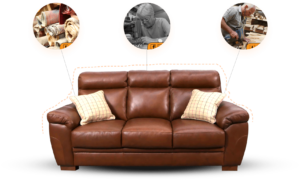 customized leather sofa in dubai