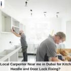 Kitchen Cabinets Handle and Door Lock Fixing