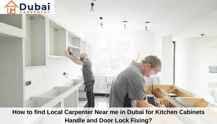 Kitchen Cabinets Handle and Door Lock Fixing